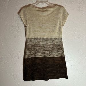 LEI Sweater Brown and Tan Size XL